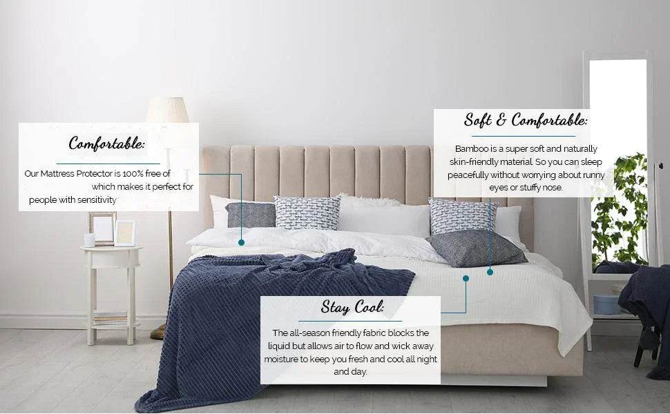 Signature Bamboo Waterproof Premium Protector - Sleep Galleria