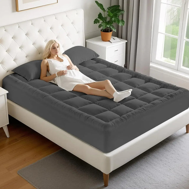 Extra Soft 3-Inch Cooling Quilted Mattress Topper Twin - Omega Lifestyles