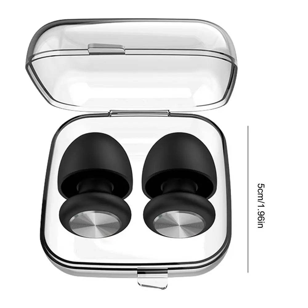Noise Canceling Earplugs Reusable Noise-Reducing Earplugs Reusable Hearing Protection Comfortable Quiet Ear Plugs Protective - Omega Lifestyles