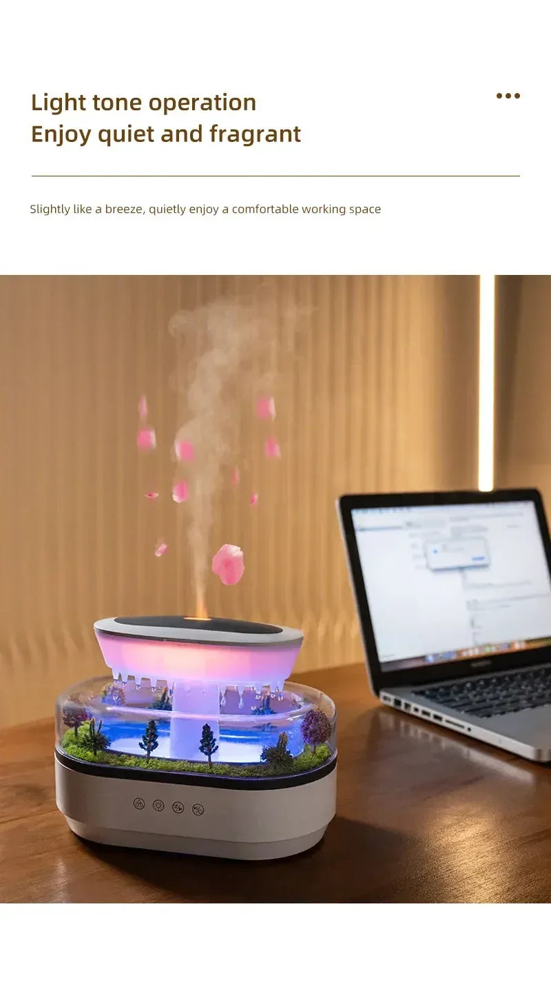 Ultrasonic Aromatherapy Diffuser With Colorful Nightlight - Omega Lifestyles
