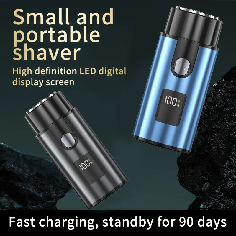 Rotary Electric Shaver Cordless Waterproof Rechargeable Razor - Omega Lifestyles