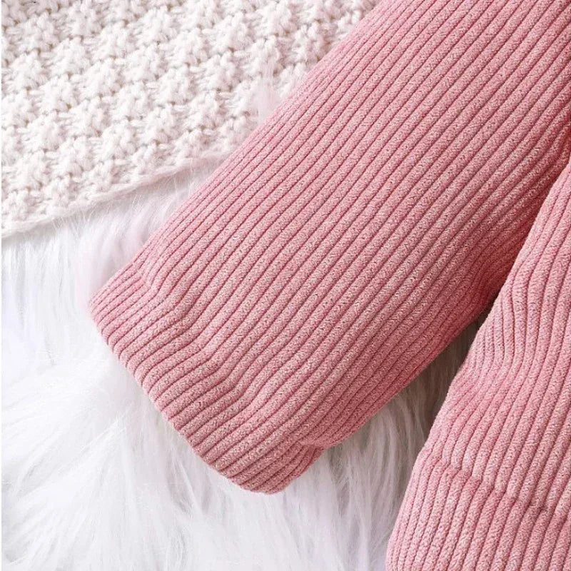 Winter Baby Corduroy Cotton Filled Down Jacket - Omega Lifestyles