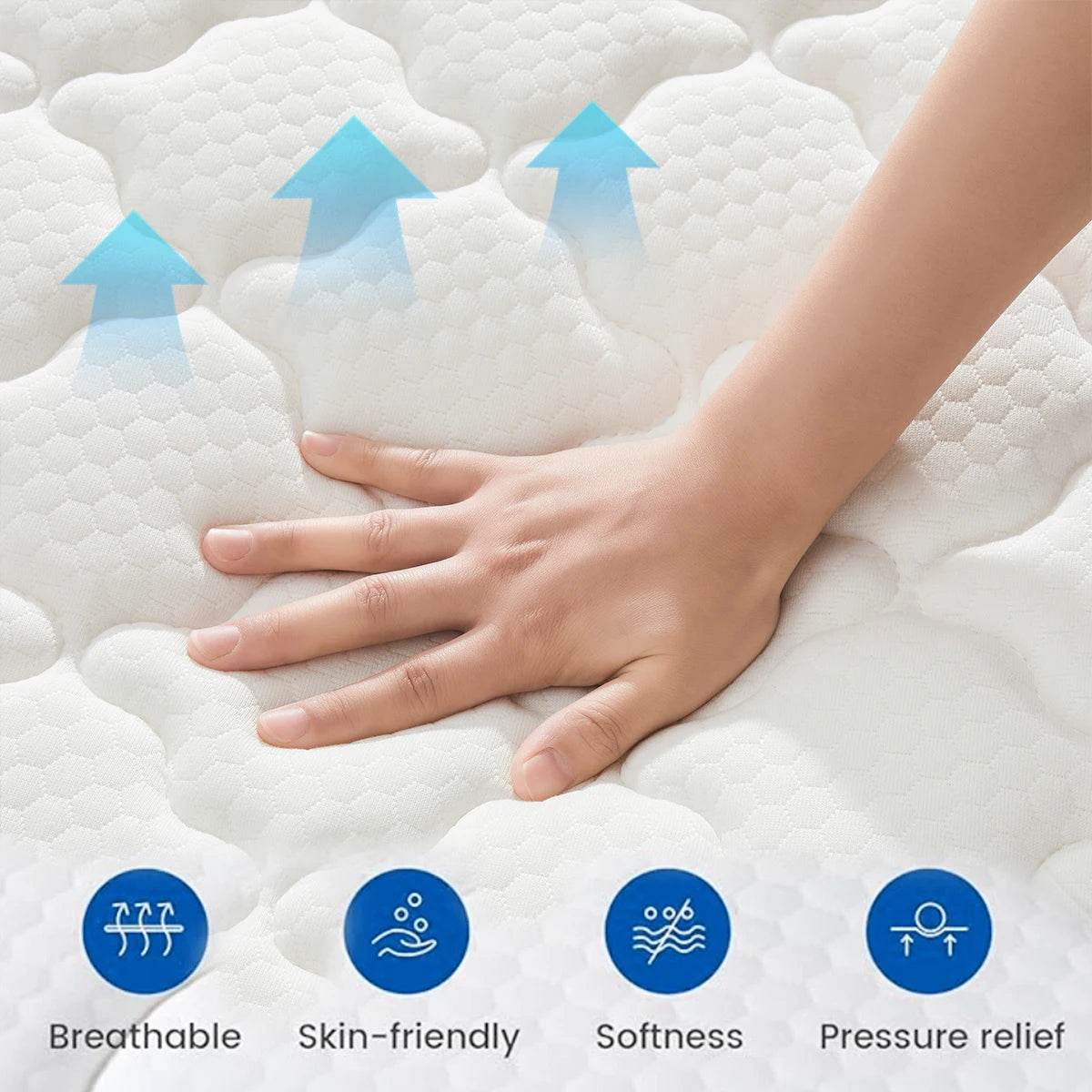 Medium Hybrid Memory Foam Mattress - Sleep Galleria