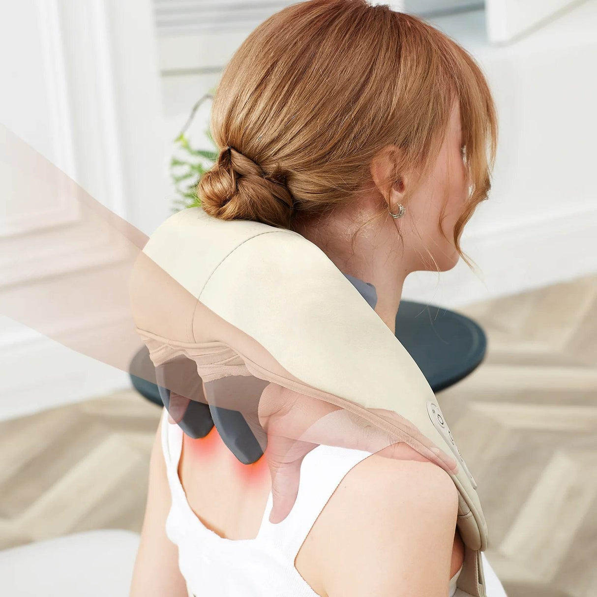 Wireless Electric 4D Kneading Neck And Back Massager - Omega Lifestyles