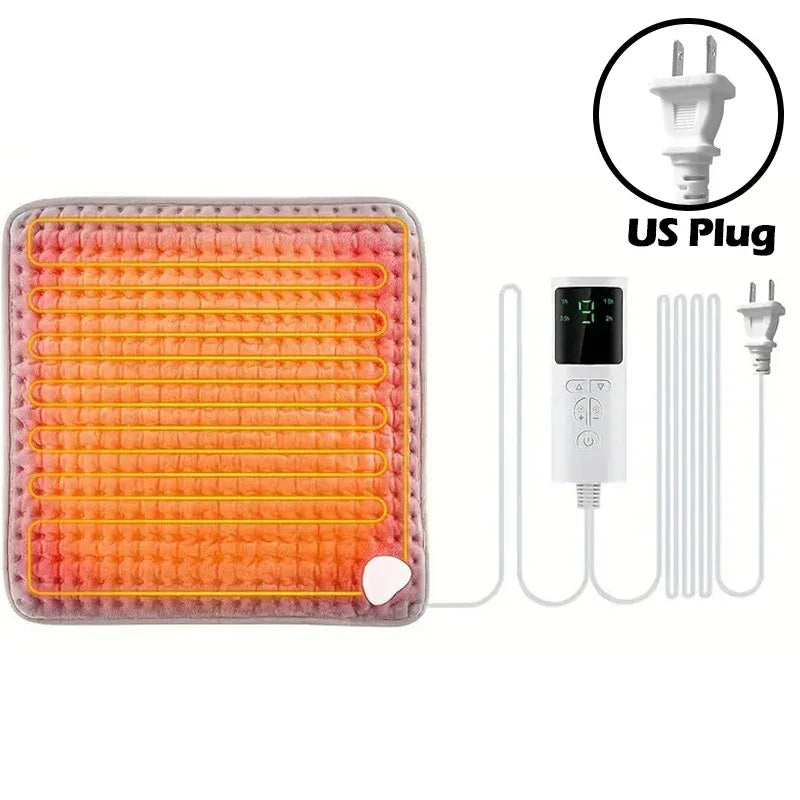 Electric Plush Cotton Heated Foot Warmer Pad - Omega Lifestyles