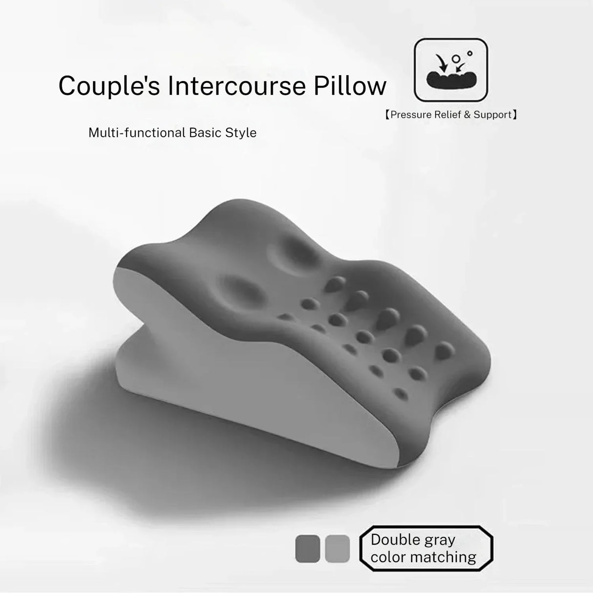 Memory Foam Wave Shape Multifunctional Lie Down Pillow - Omega Lifestyles