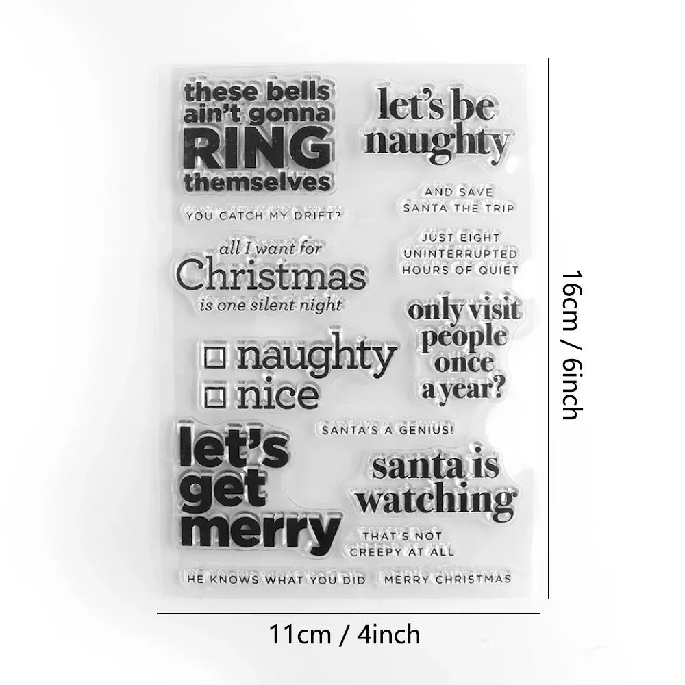 Clear Silicone Handwritten Borders Rubber Stamp For Decoration - Omega Lifestyles