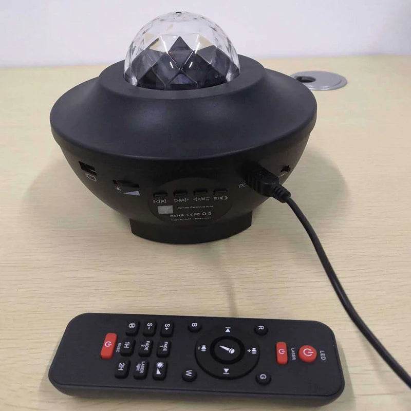 LED Star Projector Night Light With Remote Control