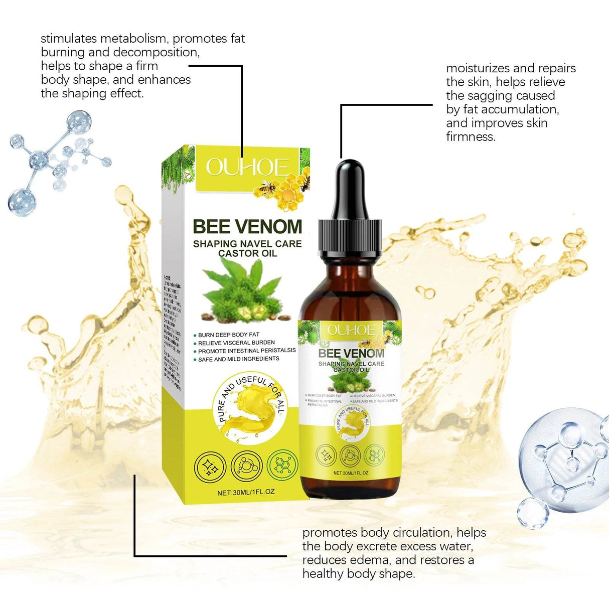 Firming Nourishing Lightweight Body Massage Oil Cream