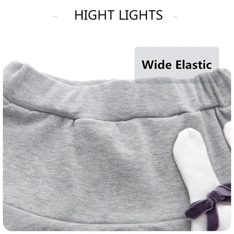 Girls Cotton Solid Color Autumn Leggings Pants - Omega Lifestyles