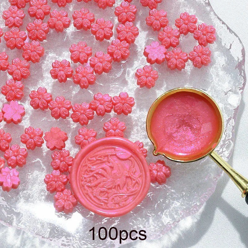 Cherry Red Wax Seal Beads For Invitations And Letters - Omega Lifestyles