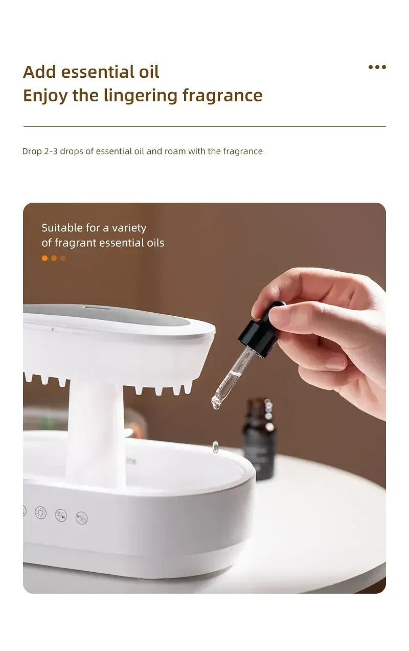 Ultrasonic Aromatherapy Diffuser With Colorful Nightlight - Omega Lifestyles