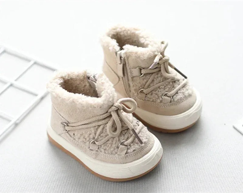 Winter Plush Anti-Slip Waterproof Baby Snow Boots - Omega Lifestyles
