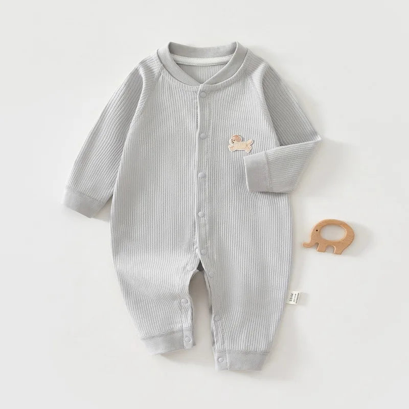 Cotton Autumn Long Sleeve Baby Jumpsuit Romper