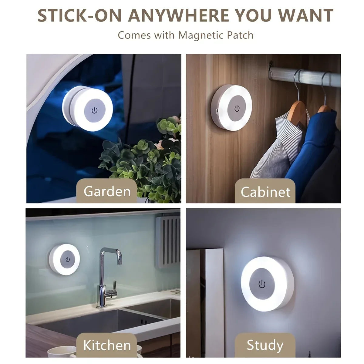 Rechargeable Touch-Sensitive LED Night Light - Omega Lifestyles
