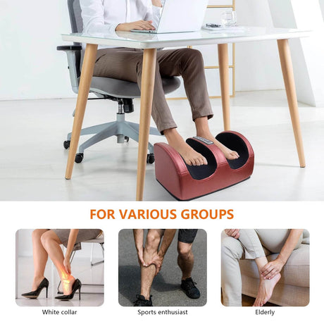Electric Heating Foot Leg Kneading Massage Device - Sleep Galleria