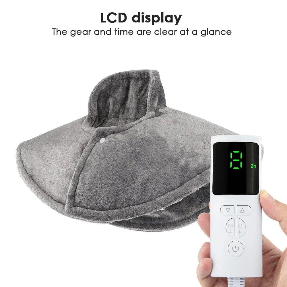 Heating Pad Neck Shoulder Shawl with Digital Thermostat - Omega Lifestyles