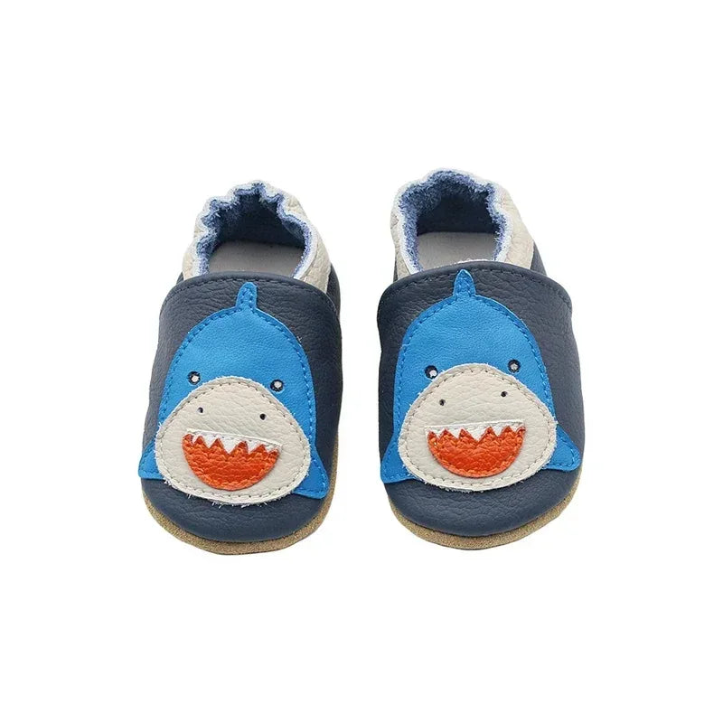Soft Cow Leather Baby Shoes Infant Toddler First Walkers - Omega Lifestyles