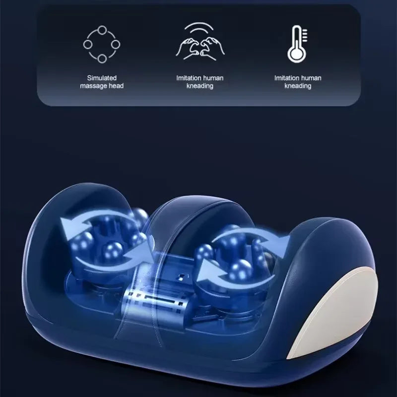 Electric Heated Shiatsu Foot Leg Massage Roller - Omega Lifestyles