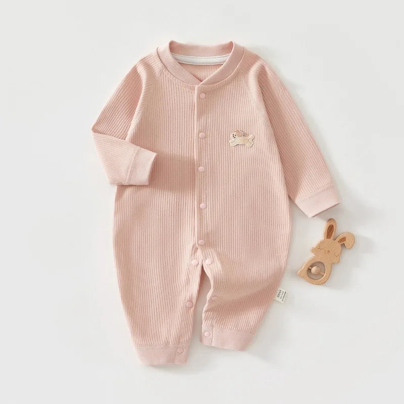 Cotton Autumn Long Sleeve Baby Jumpsuit Romper