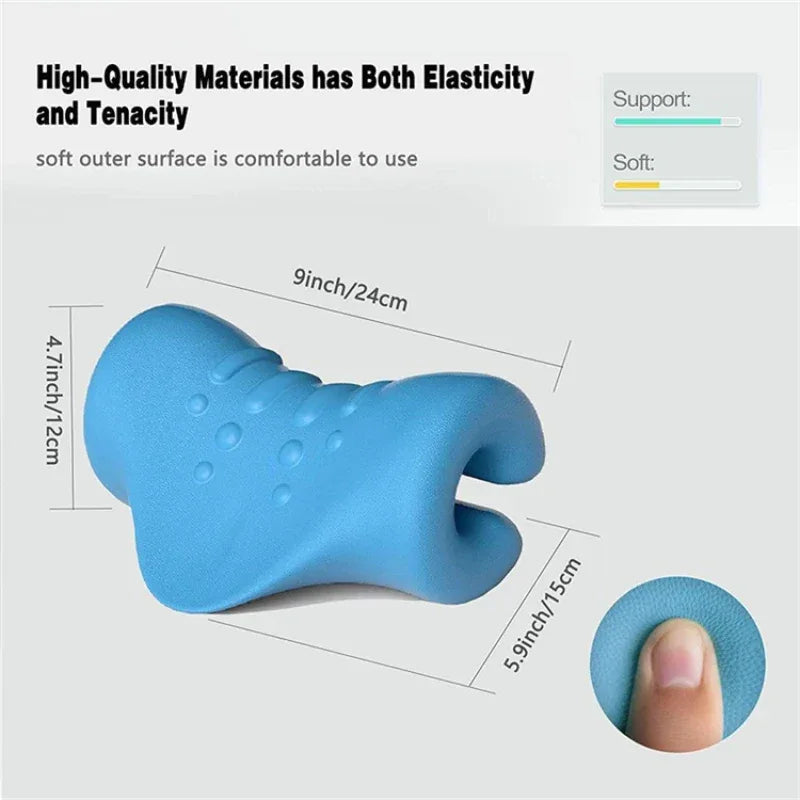 Ergonomic Cervical Spine Neck Traction Stretching Pillow - Omega Lifestyles