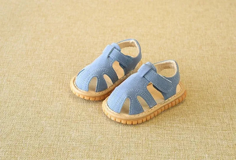 Baby Anti-Slippery Sound Sole Soft Indoor Toddler Sandals - Omega Lifestyles