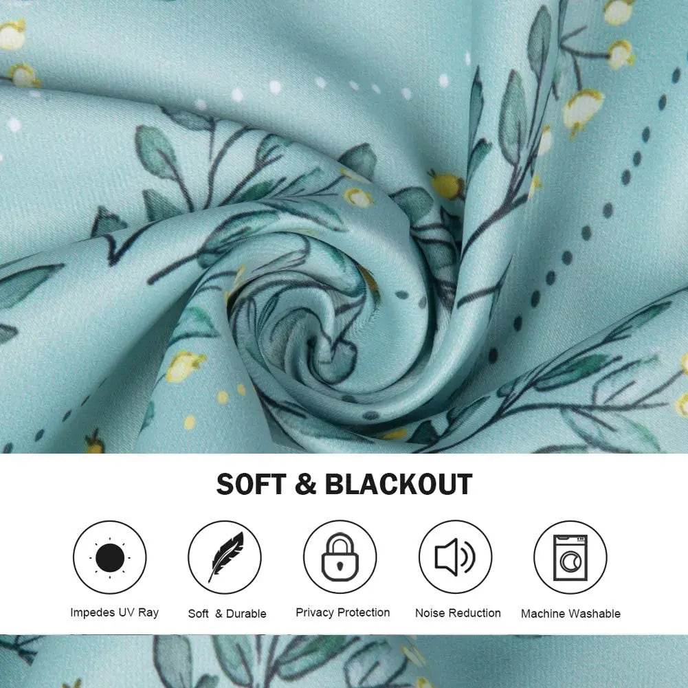 Printed Thermal Blackout Curtain With High Shading