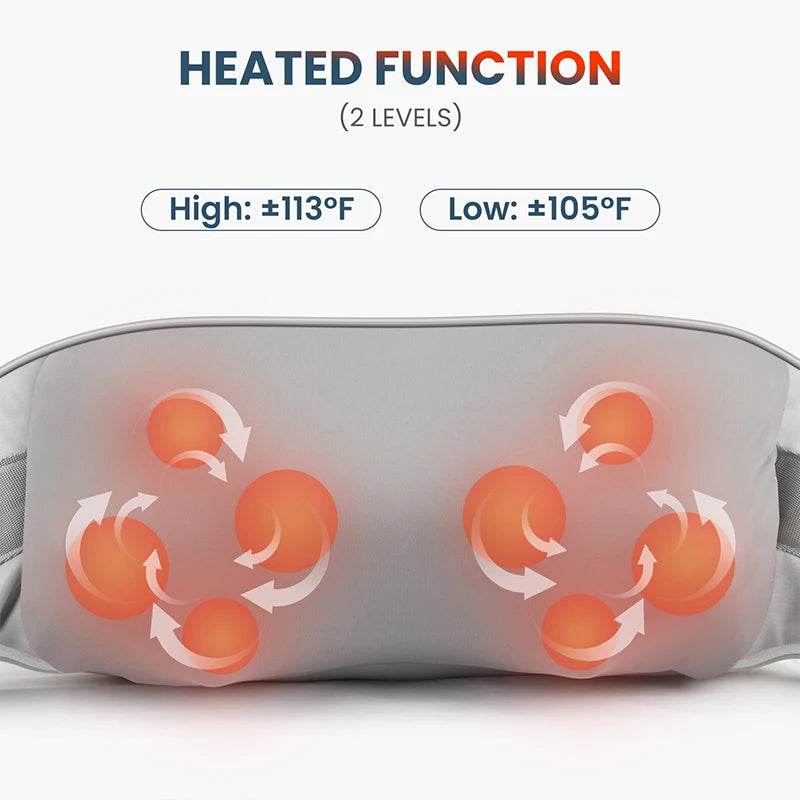 Shiatsu Heated Deep Kneading Neck And Shoulder Massager - Sleep Galleria