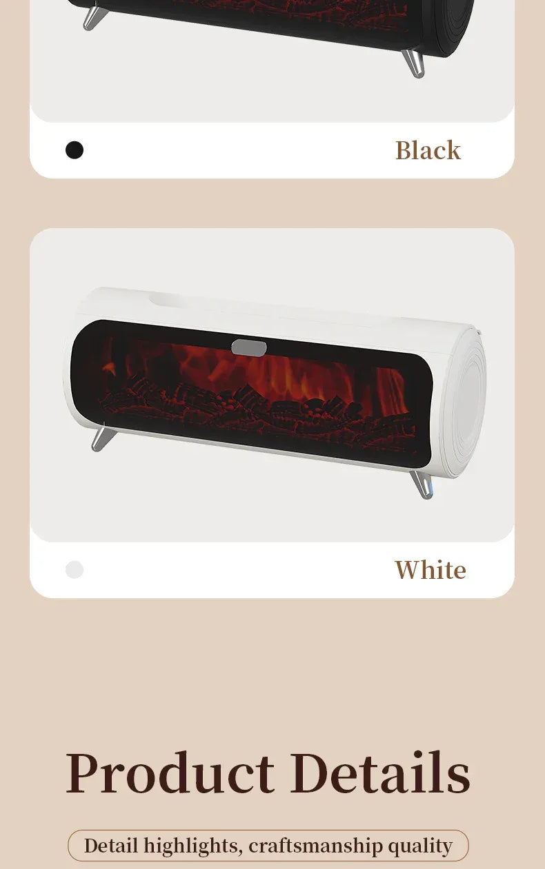 Fireplace Ultrasonic Essential Oil Aroma Diffuser Humidifier - Omega Lifestyles