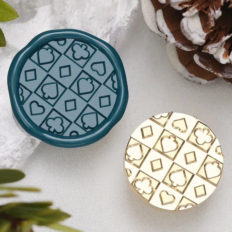 Brass Removable 3D Dragon Scale Wax Seal Stamp Head - Omega Lifestyles