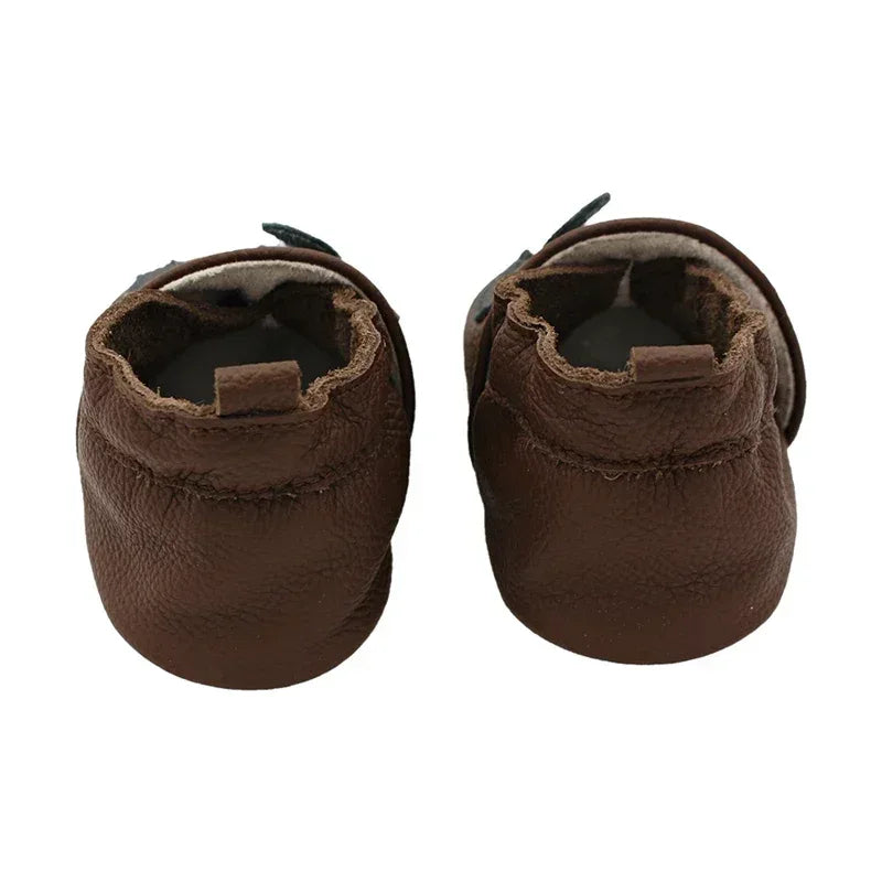 Breathable Leather Baby Shoes Soft First Walkers - Omega Lifestyles