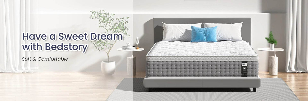 Medium Gel Memory Foam Pocket Spring Mattress - Sleep Galleria