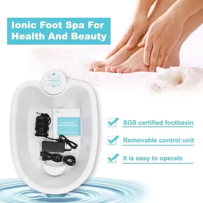 Ion Detox Foot Massager With Massage Basin - Omega Lifestyles