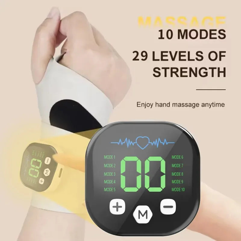 Cordless Electric Wrist Massager With 8 Modes and 30 Intensities - Omega Lifestyles