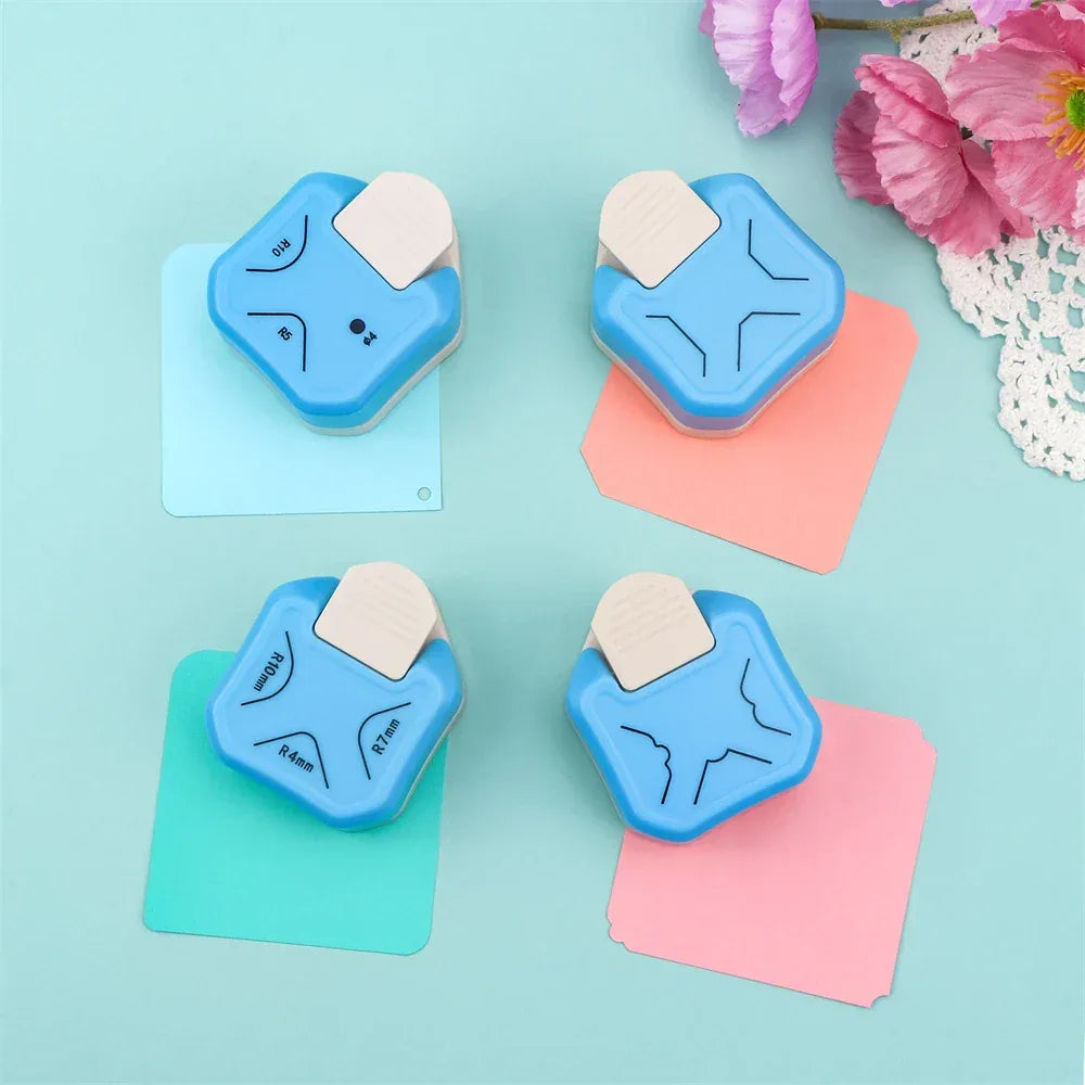 3-Way Ergonomic Paper Corner Rounder Punch Tool - Omega Lifestyles