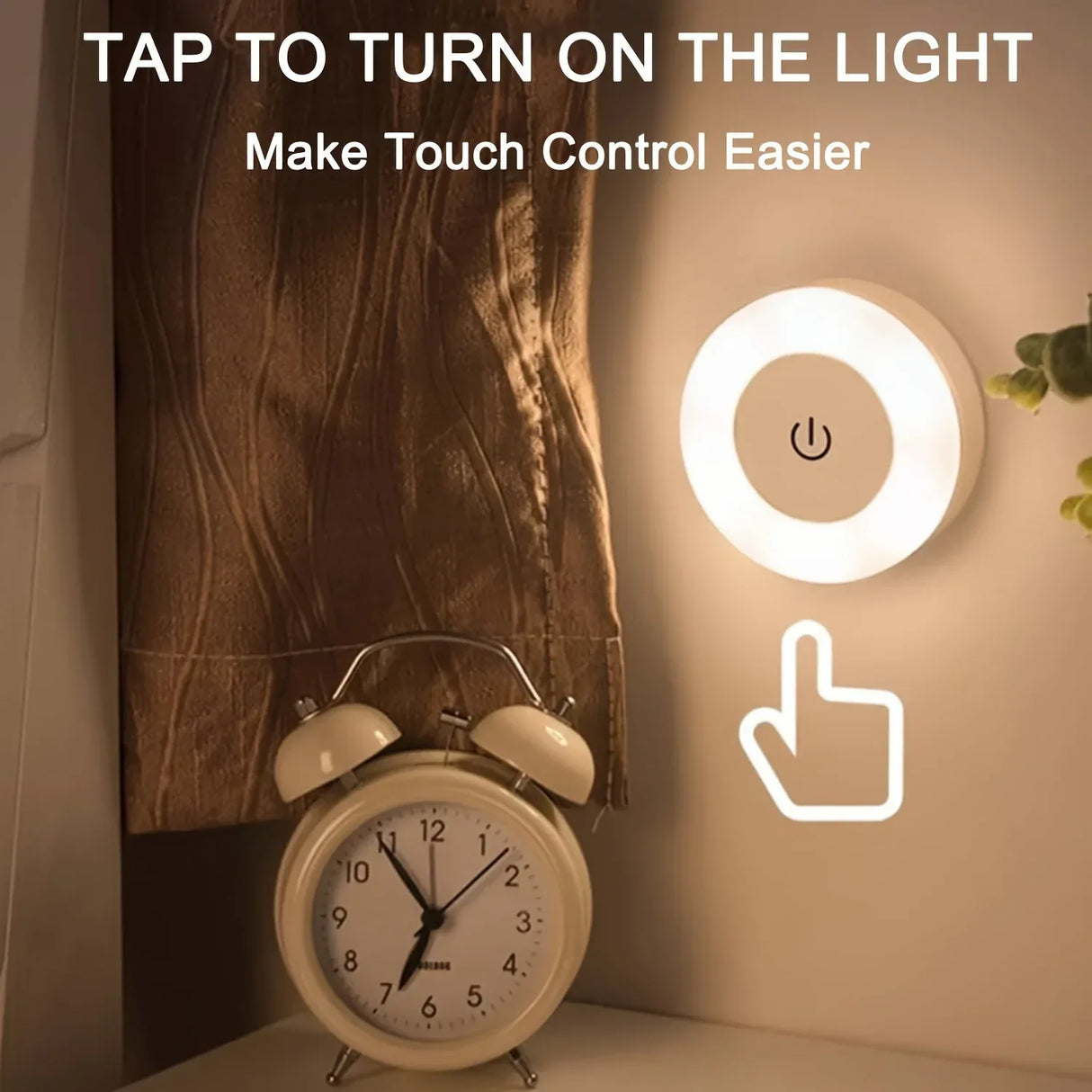 Rechargeable Touch-Sensitive LED Night Light - Omega Lifestyles