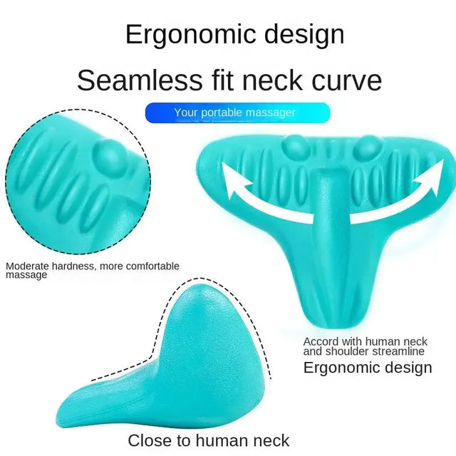 Ergonomic Cervical Neck Massage Pillow for Relaxation - Omega Lifestyles