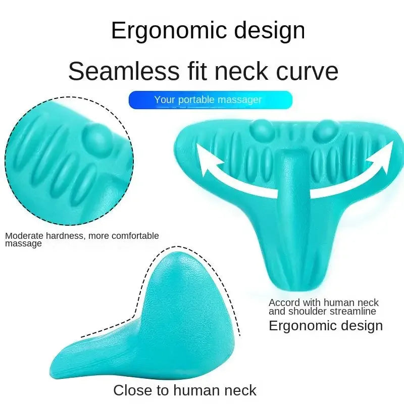 Ergonomic Cervical Neck Massage Pillow for Relaxation - Omega Lifestyles