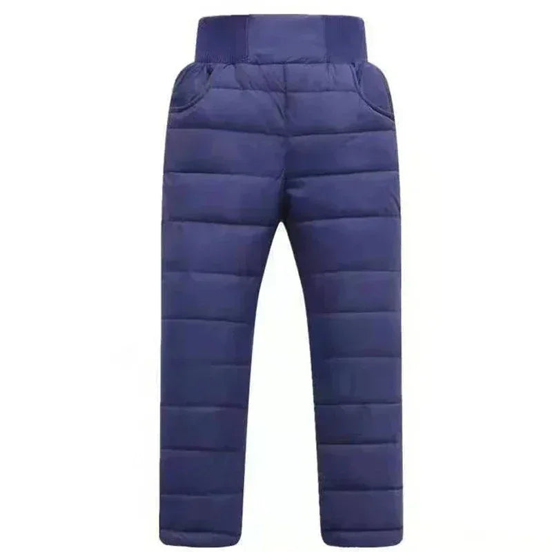 Kids Winter Warm Thicken Down Padded Ski Pants - Omega Lifestyles