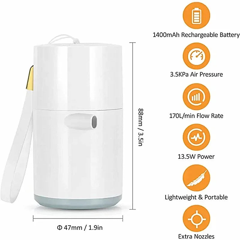 Ultralight Waterproof USB Charging Air Pump Light - Omega Lifestyles