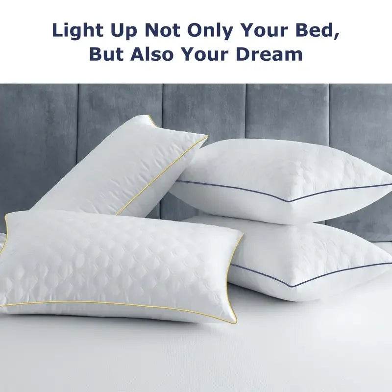 Set of 2 Soft Hypoallergenic Neck Pillows - Sleep Galleria