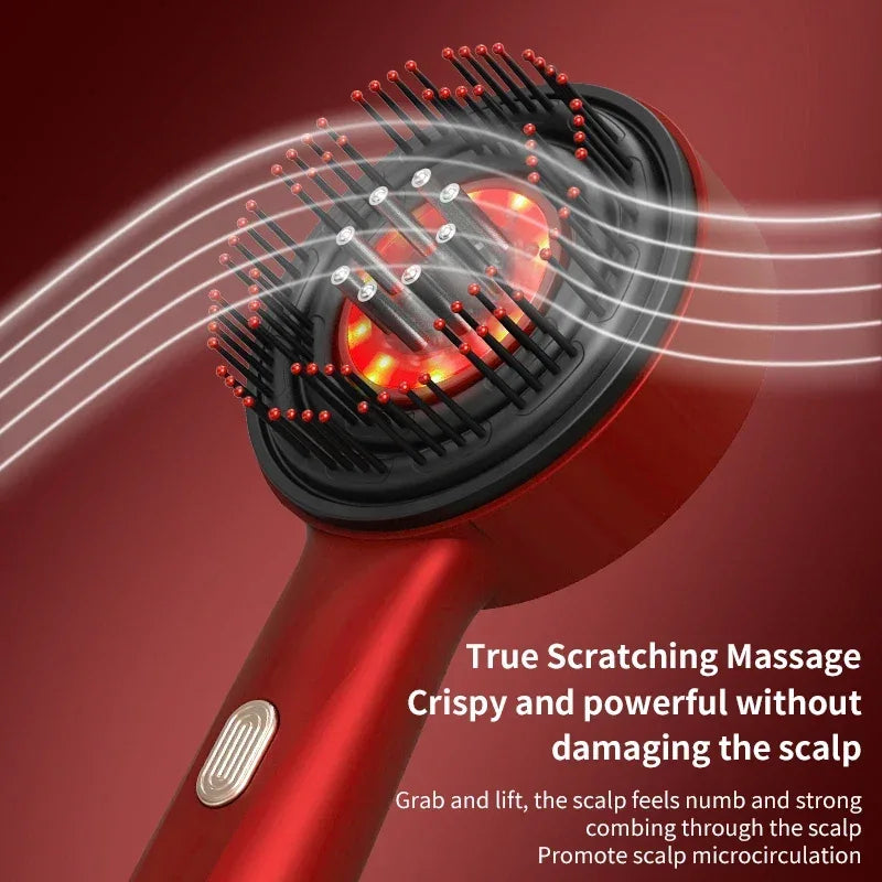 Infrared Light Scalp Massage Comb With Hair Growth Therapy - Omega Lifestyles