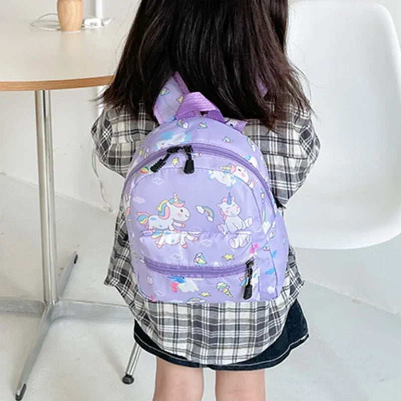 Kids Waterproof Dinosaur Unicorn Pattern Nylon Backpack - Omega Lifestyles