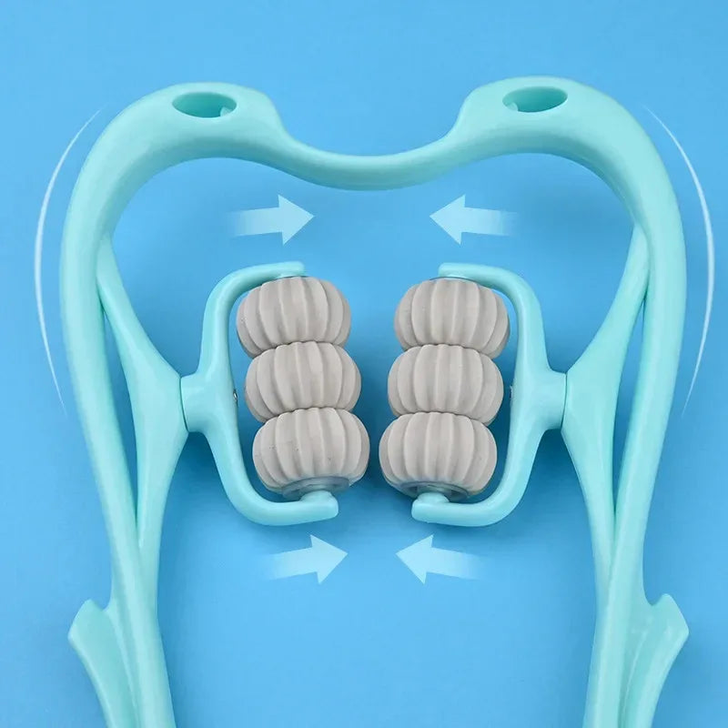 Manual 6-Ball Neck Massage Roller Relaxation Device - Omega Lifestyles