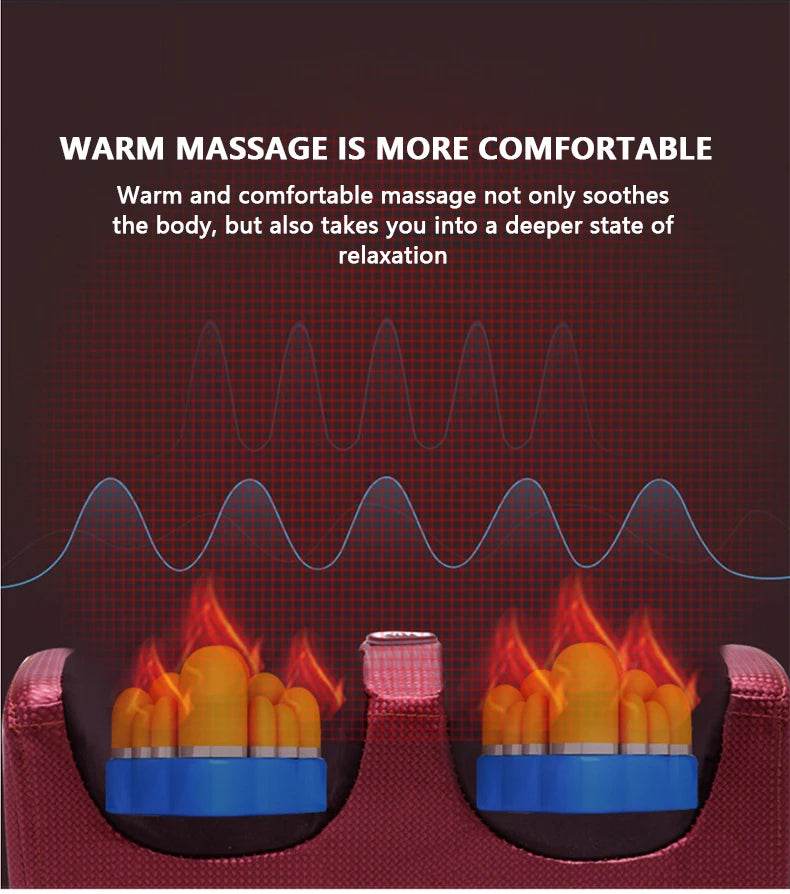 Electric Foot Kneading Massager With Heating Function