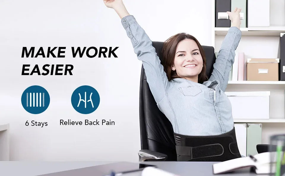 Adjustable Breathable Orthopedic Back Lumbar Support Belt - Omega Lifestyles