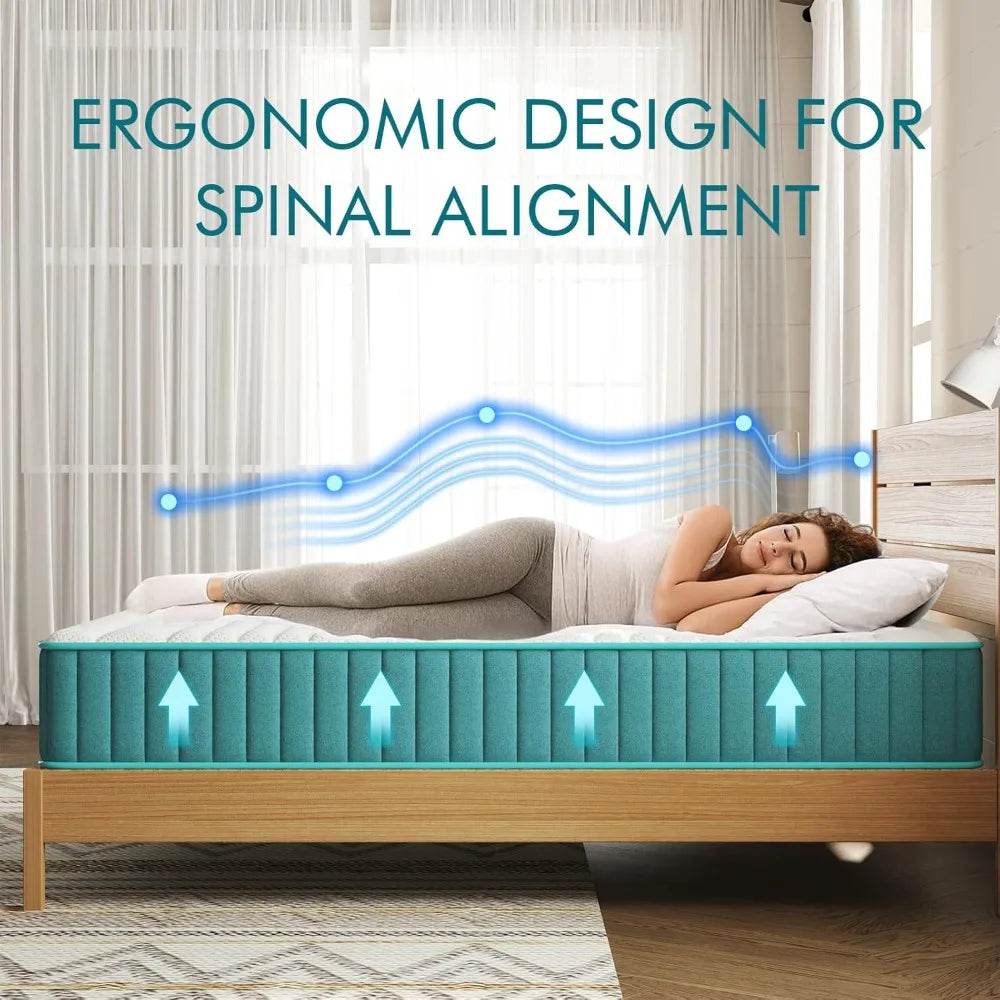 Medium Cooling Gel Hybrid Mattress - Sleep Galleria