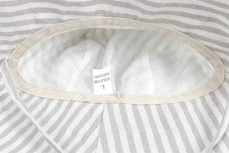 Cotton Linen Baby Kids Summer Sunhat With Wide Brim - Omega Lifestyles