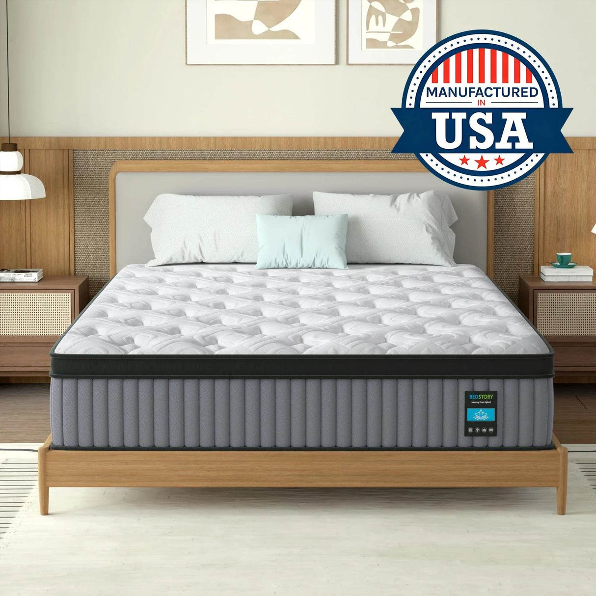 Medium Hybrid Memory Foam Pocket Spring Mattress - Sleep Galleria
