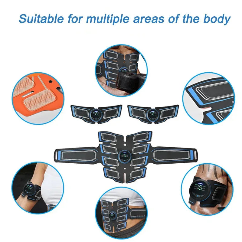 EMS Portable Abdominal Muscle Trainer Body Toning Massager - Omega Lifestyles